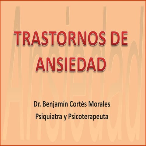 ´Trastornos de Ansiedad