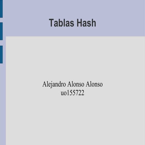 Tabla hash
