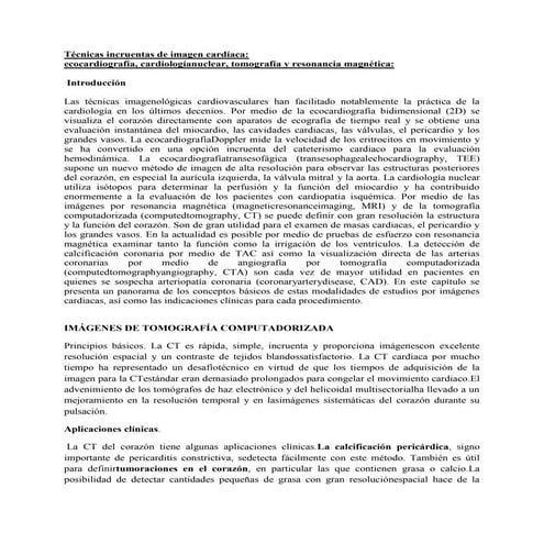 Tomografia del aparato cardiovascular