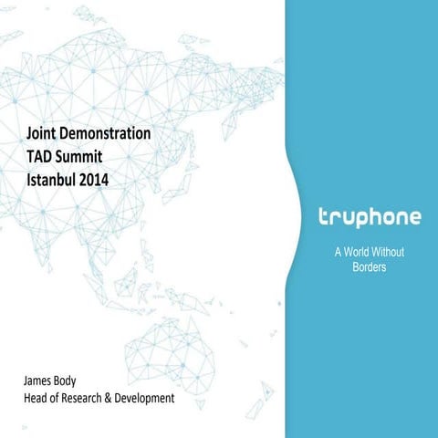 Truphone, Ubuntu, Metaswitch, Telestax Dangerous Demo and presentation at TAD...