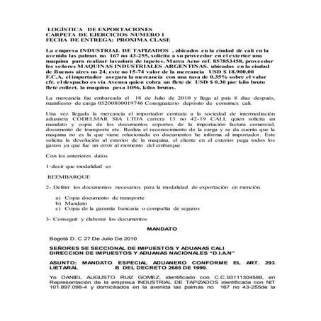 Taller de exportacion