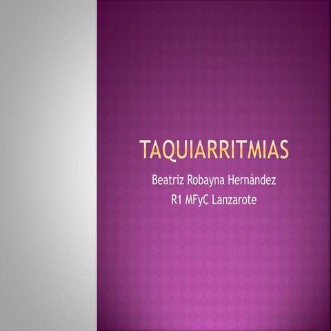 Taquiarritmias
