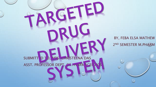 Targeted drug delivery system