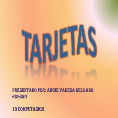 Tarjetas