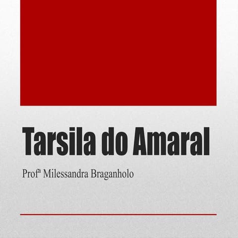 Tarsila do amaral  slides