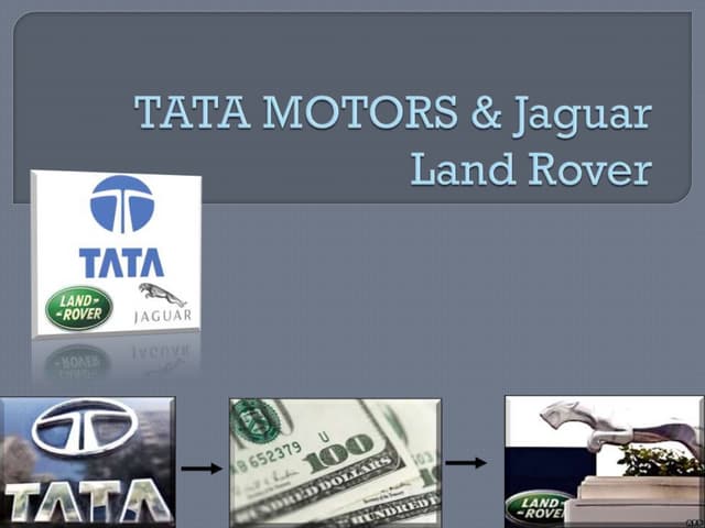 Tata motors and jaguar land rover