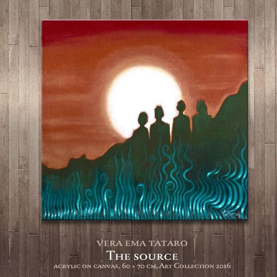 The Source - acrylic painting