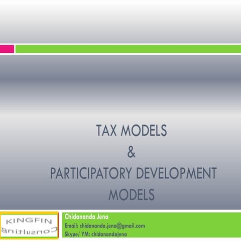 Tax and participatory development models _ Jena