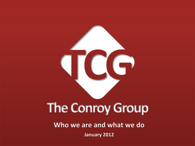 TCG proposition web copy