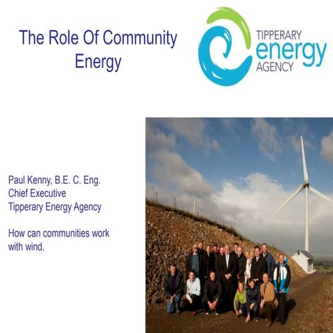 The Role Of Community Energy - How can communities work with wind