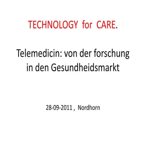 Technology  for  care