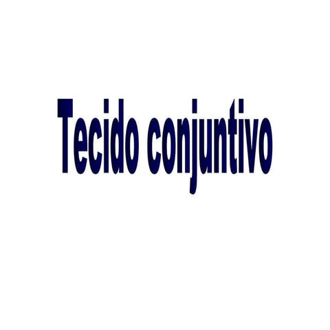Tecido conjuntivo