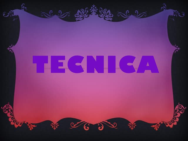 Tecnica