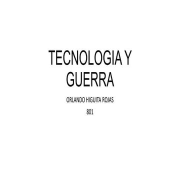 Tecnologiaygerra 130318215835-phpapp01
