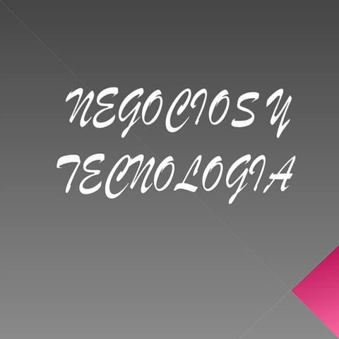 Tecnologia Y Negocios[1]