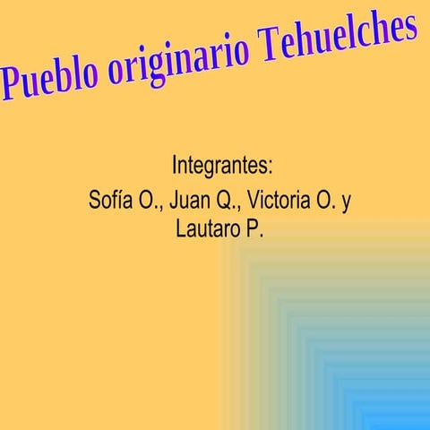 Tehuelches
