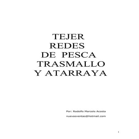 Tejer redes