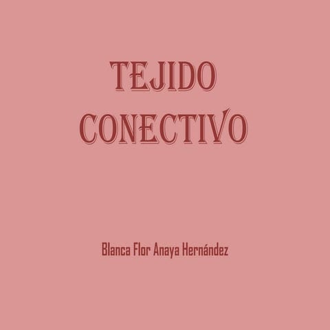 Tejido conectivo