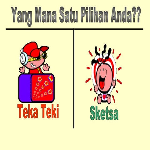 Teka teki dan kisah lawak