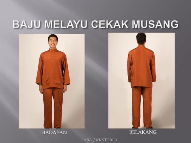 Teknik mengambil ukuran baju melayu cekak musang