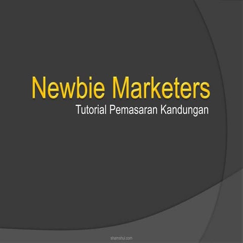 Teknik Pemasaran Email - Berdasarkan Kajian Saintifik