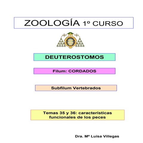 Tema 35 y 36. car.de los peces