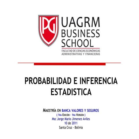Tema 6, DISTRIBUCIONES DE PROBABILIDAD