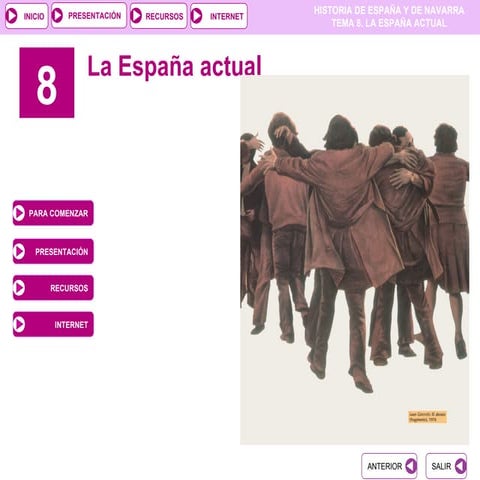 HE Tema 08 La España actual