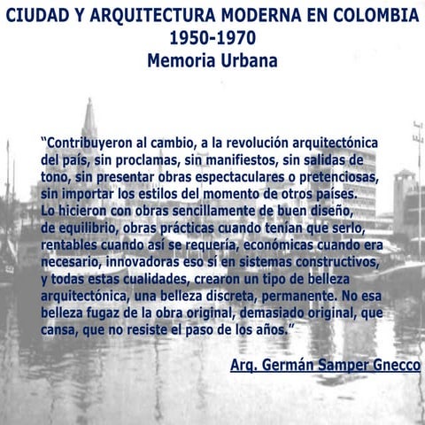 Arquitectura Moderna en Colombia