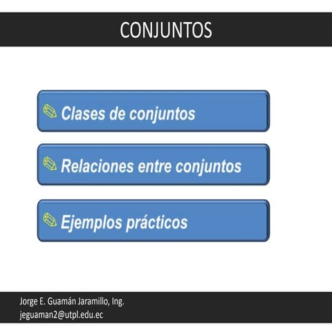 Teoría de conjuntos ii