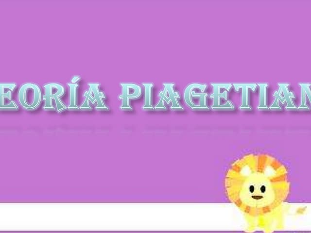 Teoría piagetiana