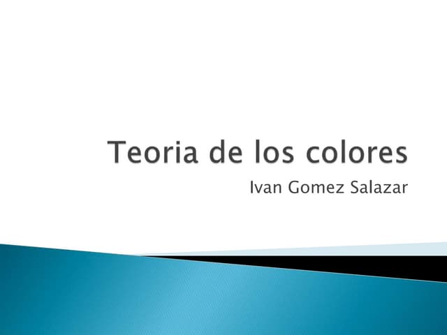 Teoria De Los Colores