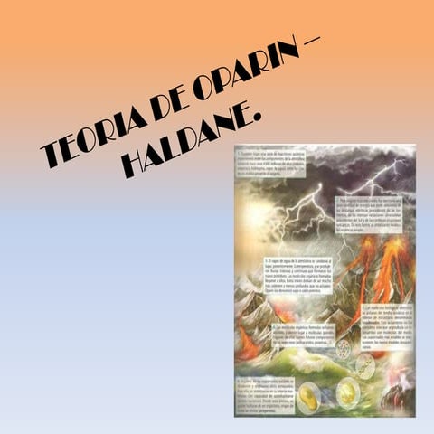 Teoria de oparin – haldane