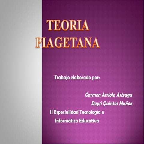 Teoria piaget