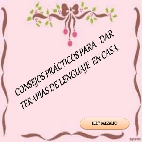 Terapia de lenguaje