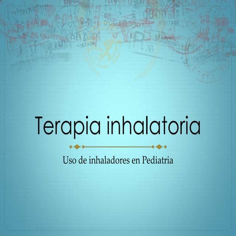 Terapia inhalatoria completa
