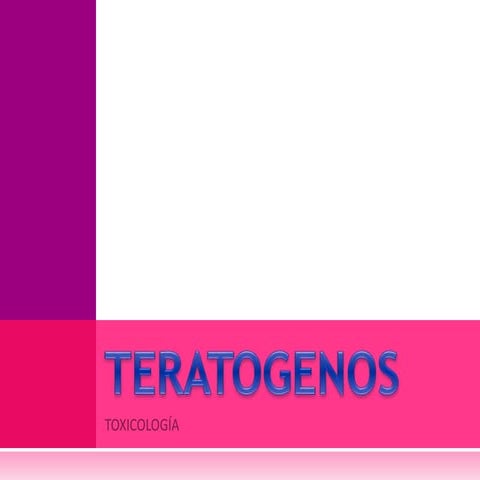 Teratogenos 