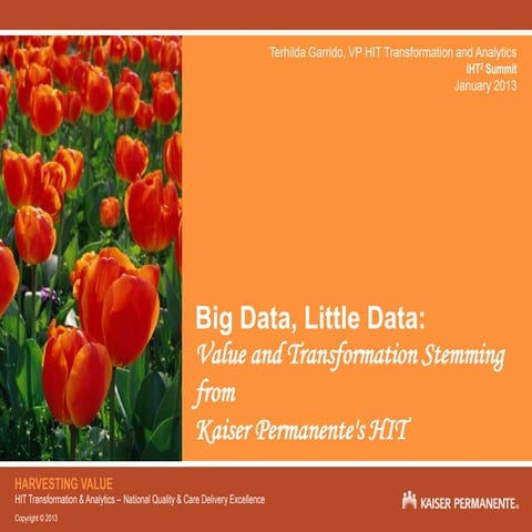 iHT2 Health IT Summit in Phoenix 2013 – Terhilda Garrido, VP, HIT Tranformati...