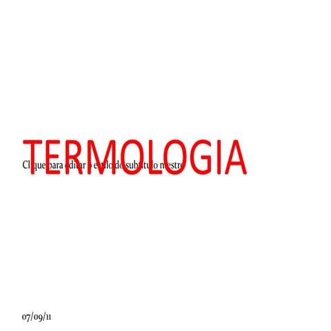 Termologia 2   aula