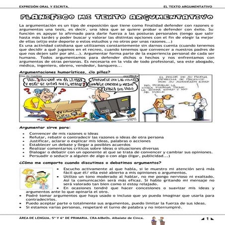 Textos argumentativos