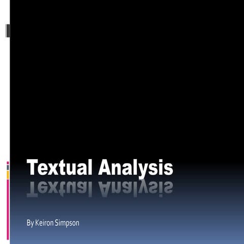 Textual Analysis