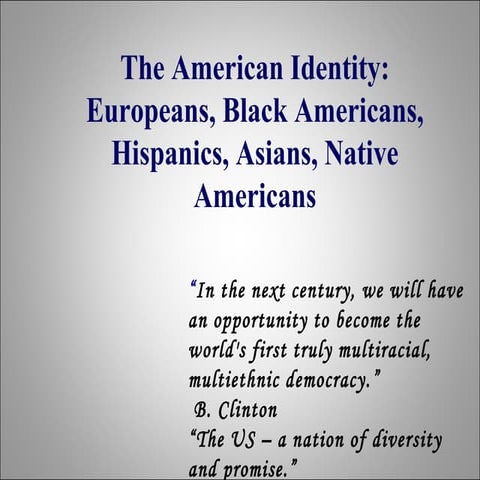 The american identity  icc lecture