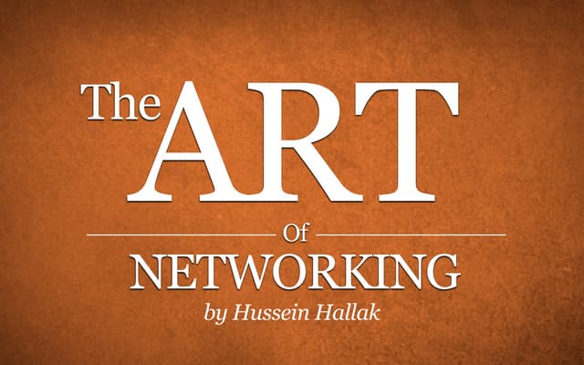 The art of networking