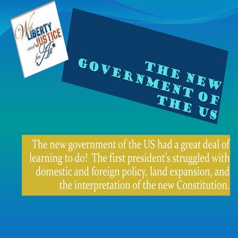 The first us government