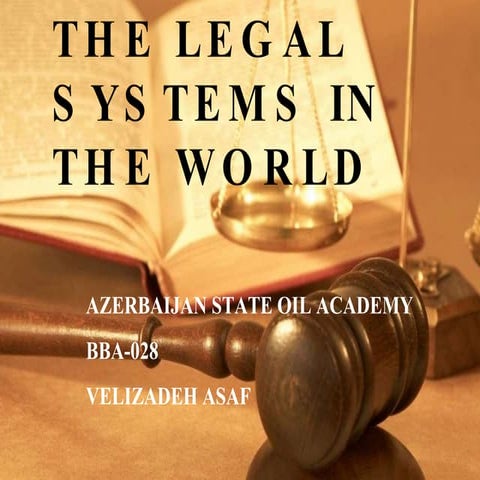 The Legal Systems Of The World