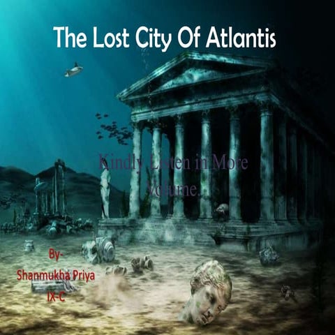 The lost city of atlantis