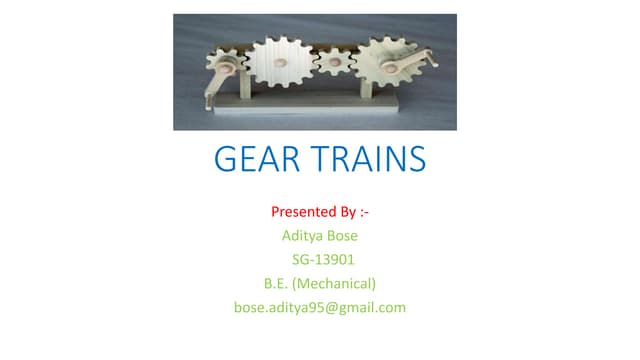 Gear Trains