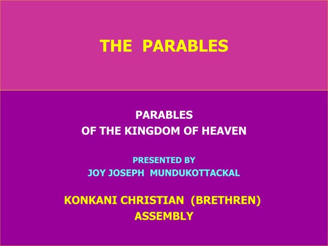 The  Parables