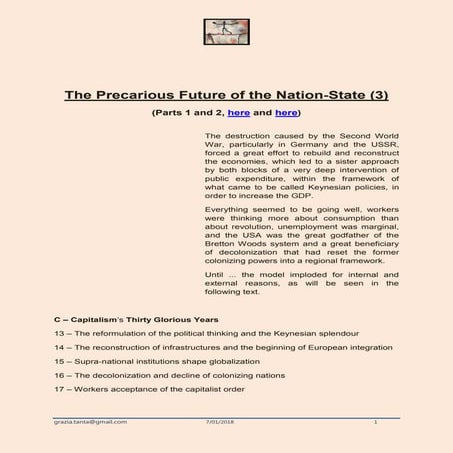 The precarious future of the nation state (3)