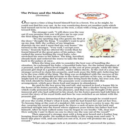 The prince and the maiden